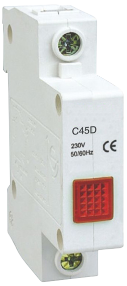 Индикаторная неоновая лампа на DIN-рейку AR-C45D